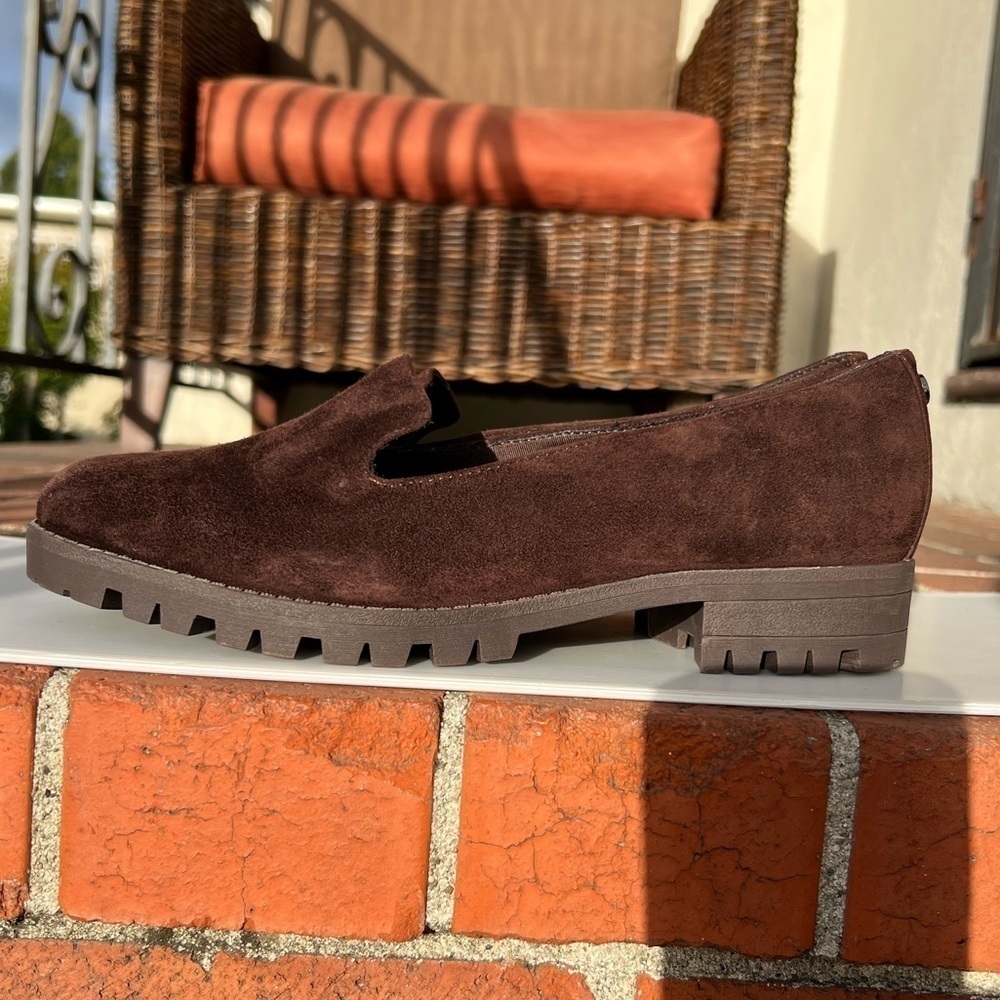 FREE SPIRIT GEVA FAUX LEATHER LOAFER IN CHOCOLATE